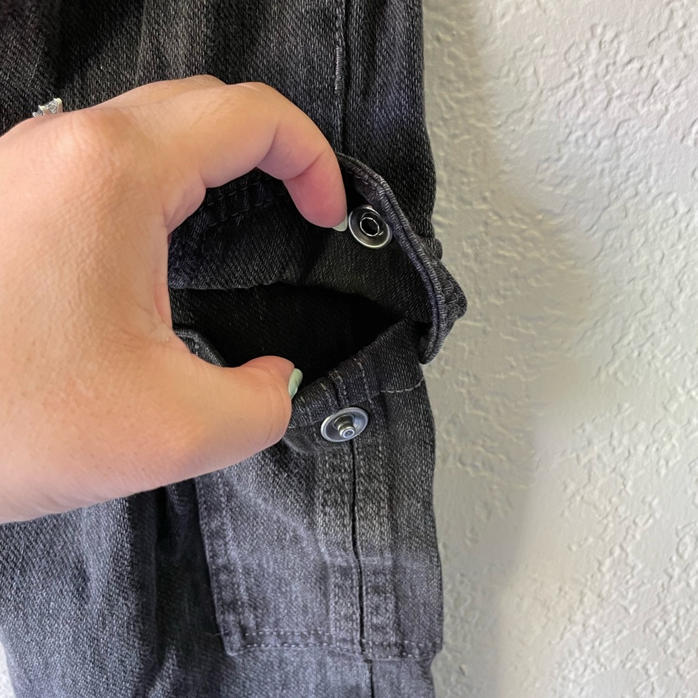 CAbi Jeans Gray Pull On Jeggings Denim Cargo Skinny Jeans - Picture 7 of 13